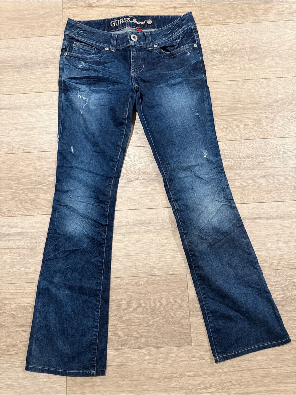 Guess Women's Dark Blue Bootcut Jeans